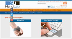 Desktop Screenshot of handlab.com