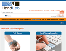 Tablet Screenshot of handlab.com